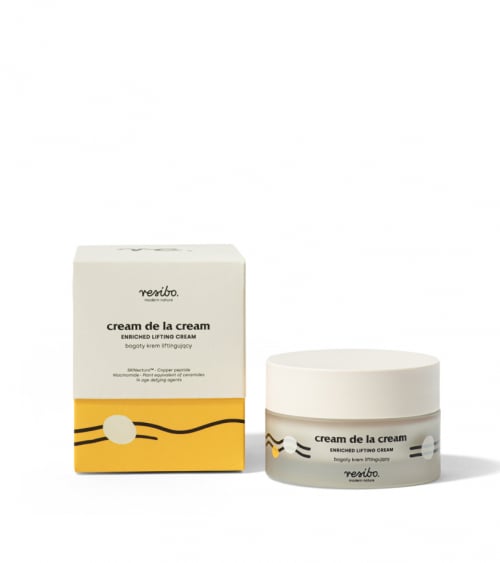 Cream de la Cream: naturalny krem liftingujący do twarzy - Resibo