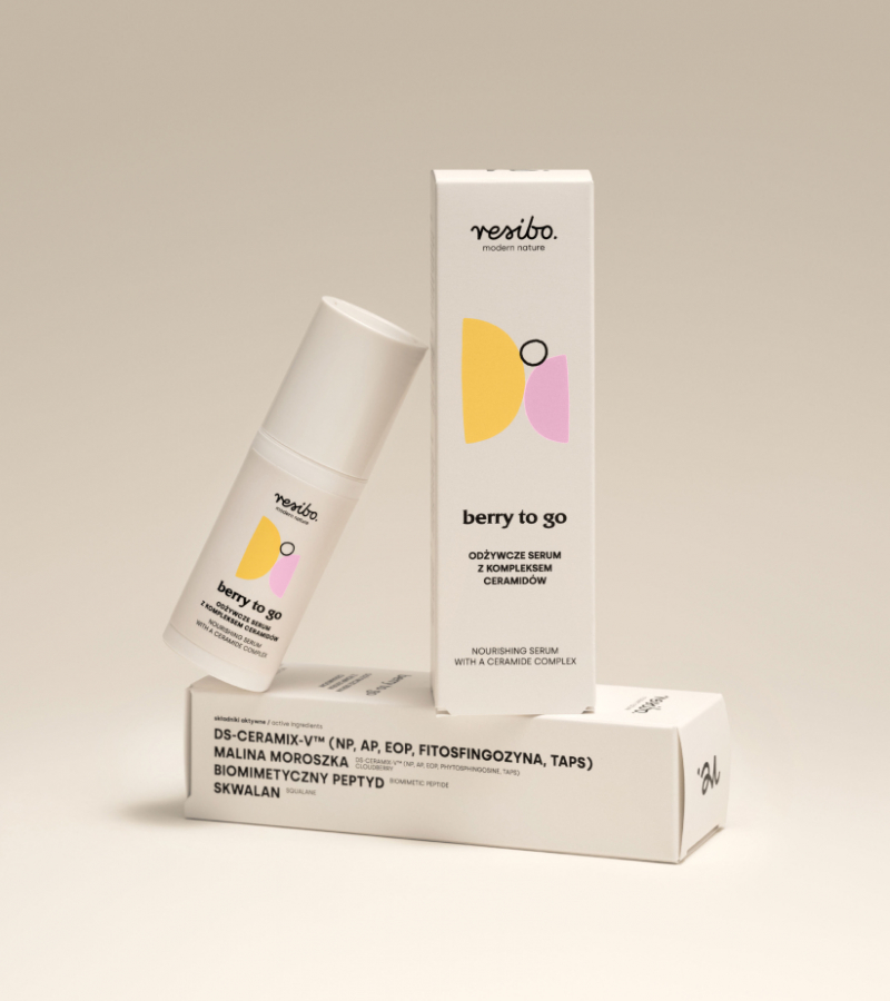 Ultralekkie serum Berry To Go z kompleksem DS-CERAmix-V™ – regeneracja, nawilżenie skóry