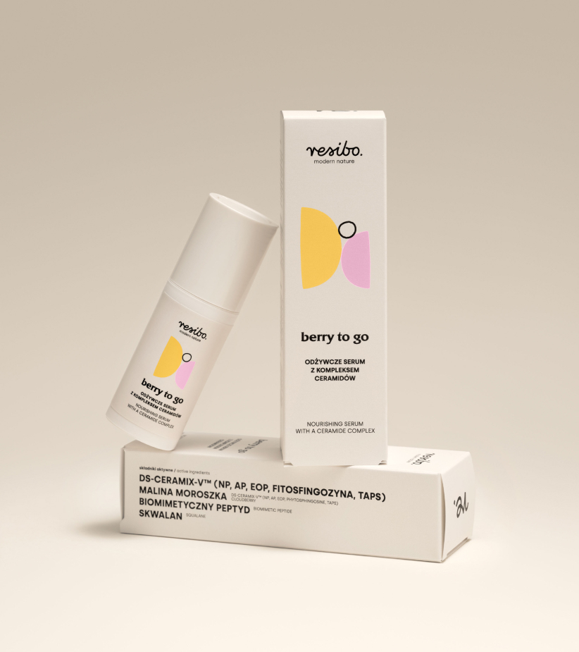 Ultralekkie serum Berry To Go z kompleksem DS-CERAmix-V™ – regeneracja, nawilżenie skóry