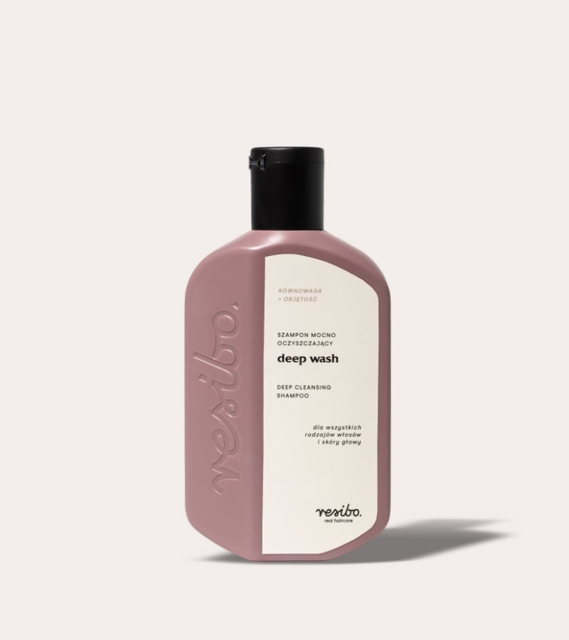Deep Wash - naturalny szampon mocno oczyszczający - Resibo