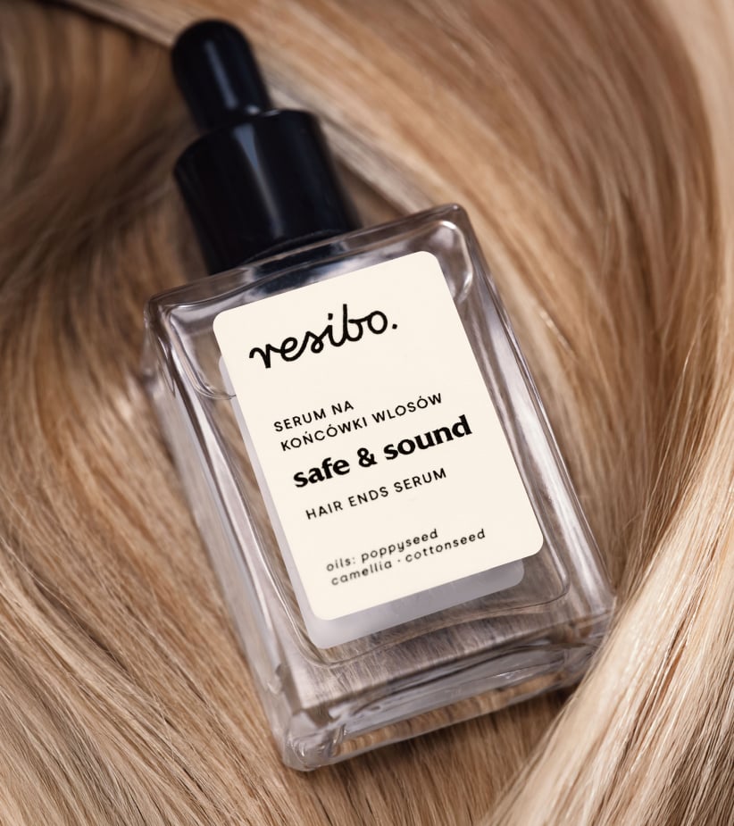 Naturalne serum wygładzające i zabezpieczające końcówki włosów
