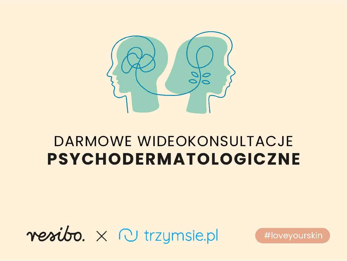 loveyourskin resibo i trzymsie.pl grafika promujaca darmowe dermokonsultacje